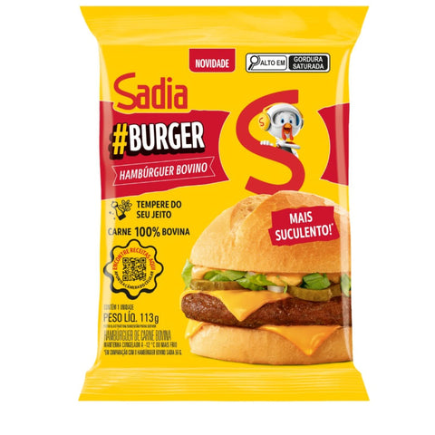 HAMBURGUER SADIA BOVINO 113G BURGUER