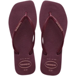 HAVAIANAS SLIM SQUARE LOGO POP UP T ROXA 37/38