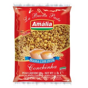MACARRAO STA AMALIA OVOS 500g CONCHINHA