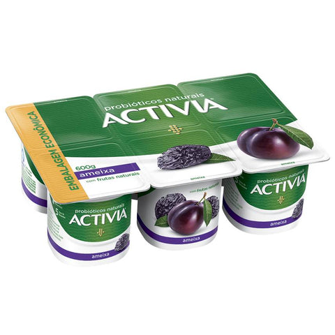 IOGURTE DANONE ACTIVIA AMEIXA 600g