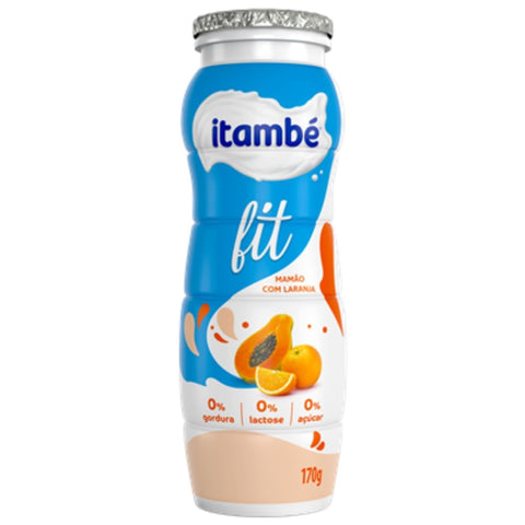 IOGURTE ITAMBE FIT ZERO MAMAO LARANJA 170G