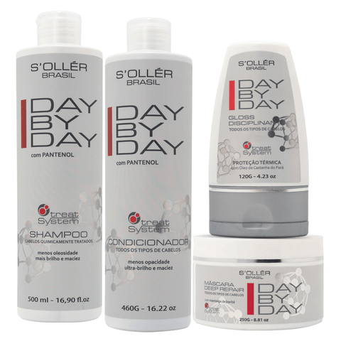 KIT SHAMPOO E CONDICIONADOR BIOHAIR DAY BY DAY 500ML HIDRAFIX