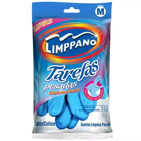 LUVAS LIMPPANO TAREFAS PESADAS C/1 M