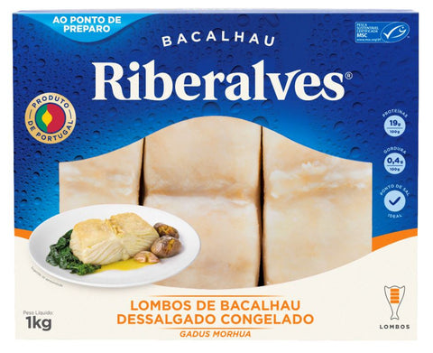 LOMBO BACALHAU RIBERALVE MORHUA 1KG DESALG