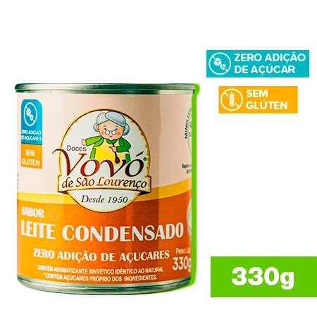 LEITE COND VOVO ZERO 330G