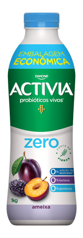 IOGURTE DANONE ACTIVIA 0% AMEIXA LV800g PG750g