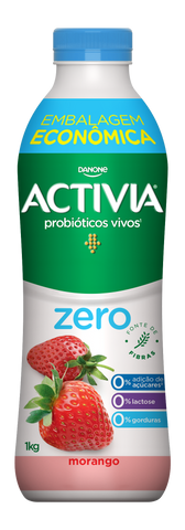 IOGURTE DANONE ACTIVIA 0% MORANGO LV800g PG750g