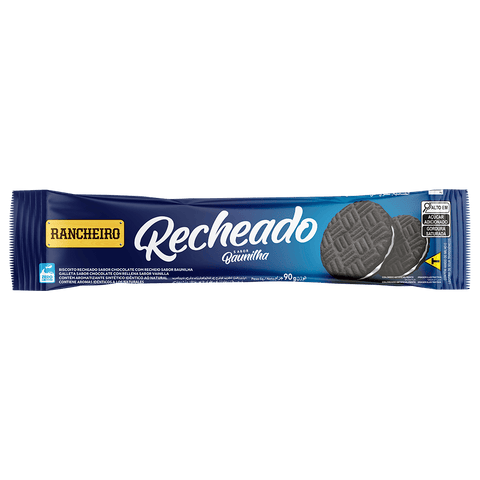 BISCOITO RECH RANCHEIRO 90G BAUNILHA