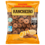 BISCOITO RANCHEIRO ROSQUINHA BANANA CANELA 300g