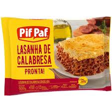 LASANHA PIF PAF 600g CALABRESA