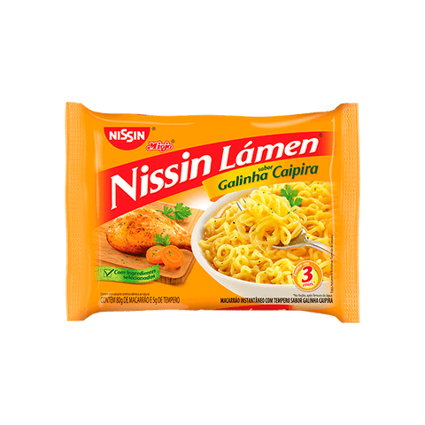 MASSA INSTANTÂNEA NISSIN GALINHA CAIPIRA 85G