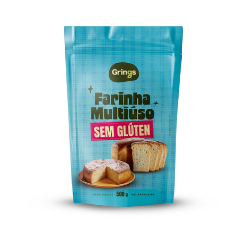 FARINHA AVEIA GRINGS S/ GLUTEN 500G MULTIUSO