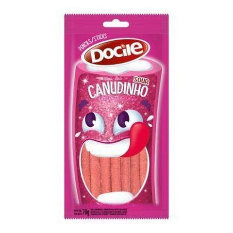 BALA DOCILE CANUDINHO ACIDO TUTTI FRUTTI 70g