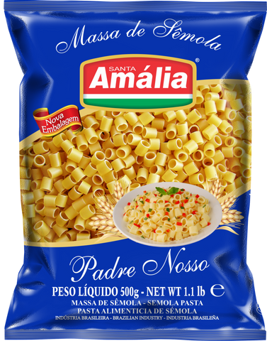 MACARRAO STA AMALIA SEMOLA 500G PADRE NOSSO