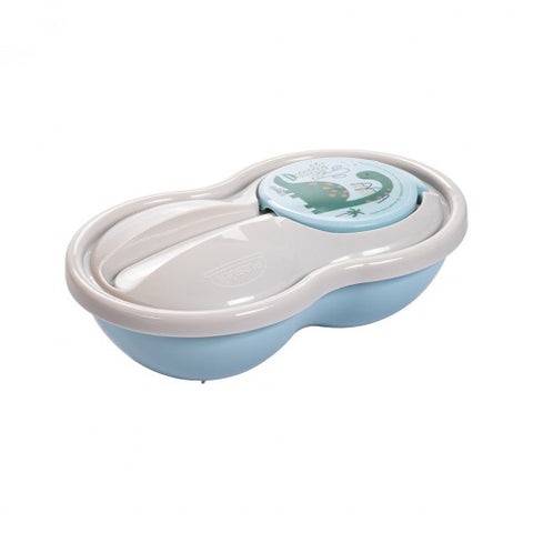 POTE PLAST PLASUTIL DINO PAPINHA C/COLHER 320ml