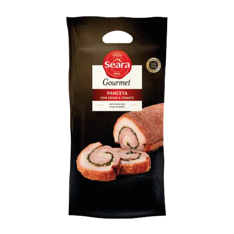 PANCETA SEARA COM ERVAS E TOMATE GOURMET kg