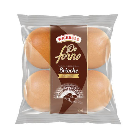 PAO WICKBOLD HAMBURGUER BRIOCHE DO FORNO 320g