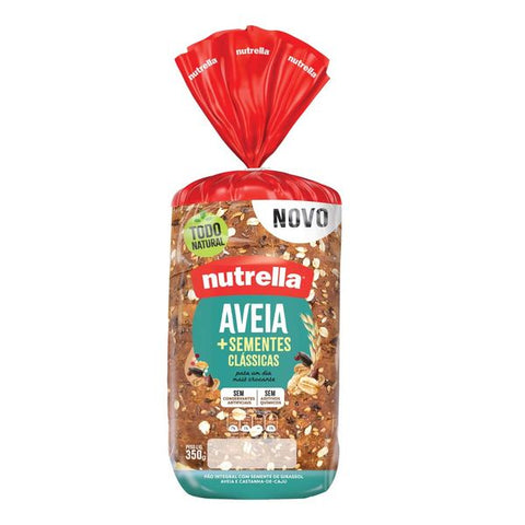 PAO NUTRELLA FORMA AVEIA SEMENTES CLASSICAS 350g