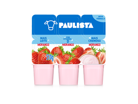IOGURTE PAULISTA POLPA MORANGO 510g