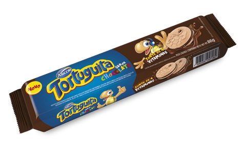 BISCOITO ARCOR TORTUGUITA RECH 86G CHOCOLATE