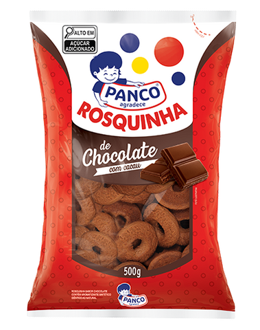 BISCOITO PANCO ROSQUINHA CHOCOLATE 500G