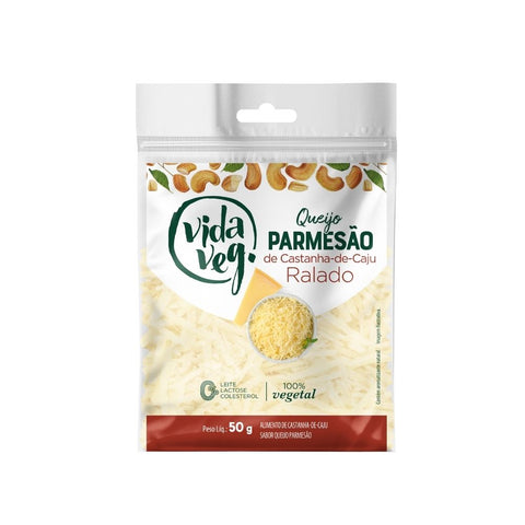 QUEIJO PARMESAO VIDA VEG CASTANHA CAJU RALADO 50g