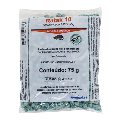 RATICIDA RATAK 75G