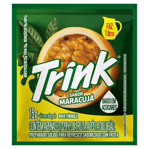 REFRESCO TRINK MARACUJA 15g
