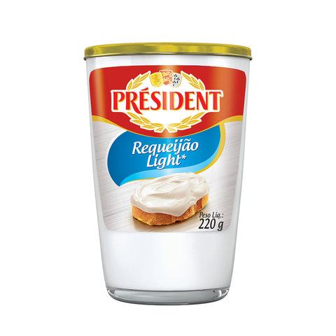 REQUEIJAO PRESIDENT CREM LIGHT 220g