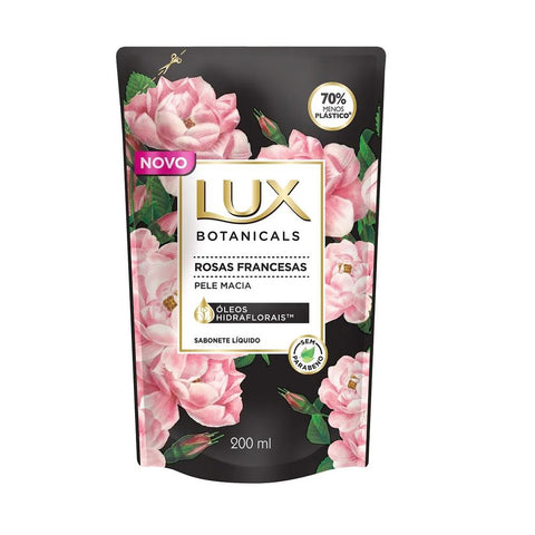 SABONETE LIQUIDO LUX BOTANICALS ROSAS FRANC REF 200ml