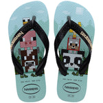 HAVAIANAS KIDS MINECRAFT AZUL LAVANDA 33/34