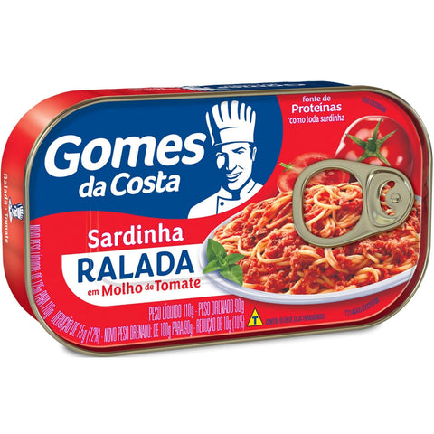 SARDINHA GOMES DA COSTA RALADA EM MO TOMATE 100g