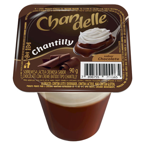 SOBREMESA CHANDELLE CHANTILLY 90G CHOCOLATE