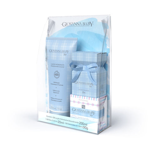 KIT HIDRATANTE+SABONETE GIOVANNA BABY BLUE 230g