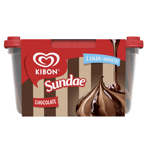 SORVETE KIBON SUNDAE CHOCOLATE TRUFADO 1,4L