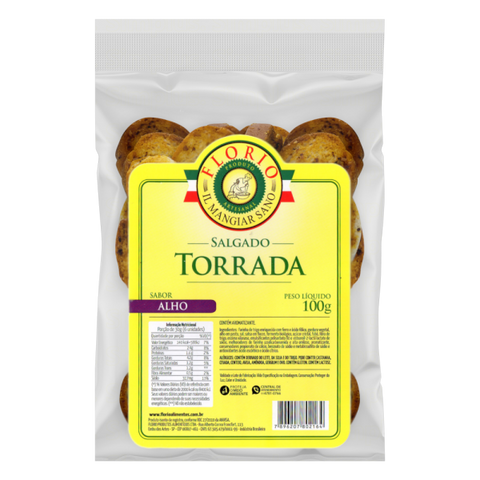 TORRADA FLORIO ALHO 100g