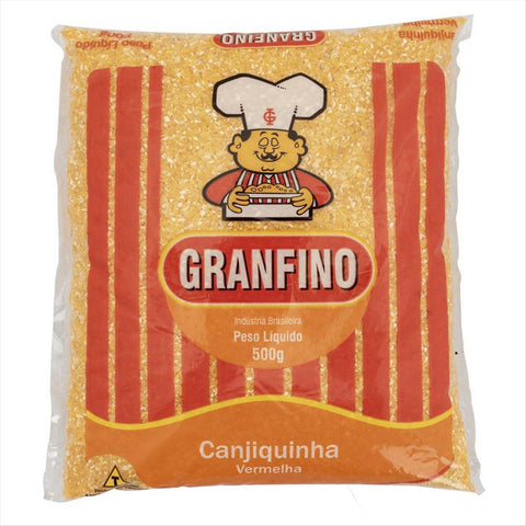 CANJIQUINHA GRANFINO VERMELHA 500G