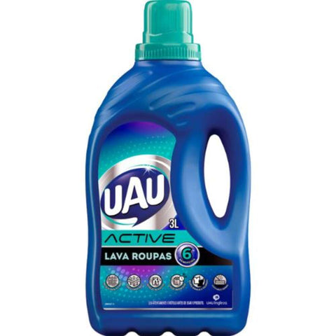 LAVA ROUPAS LIQUIDO UAU ACTIVE 3l