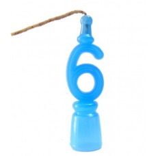 VELA DIAMANTE CANDY C/1 AZUL N6