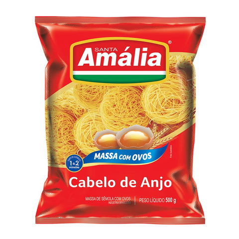MACARRAO STA AMALIA OVOS NINHO 500G CABELO DE ANJO