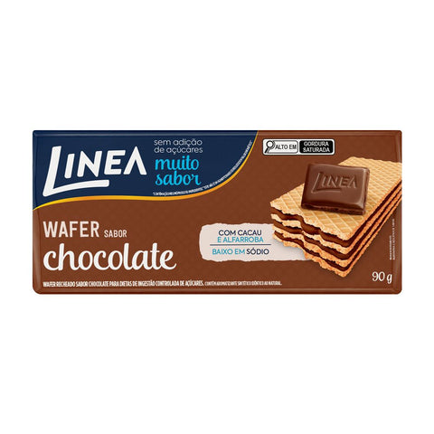 BISCOITO LINEA INTEGRAL WAFER 90G CHOCOLATE