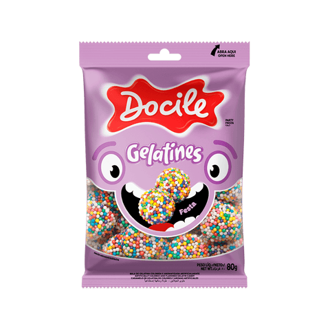 BALA DOCILE GELATINES FESTA 80g