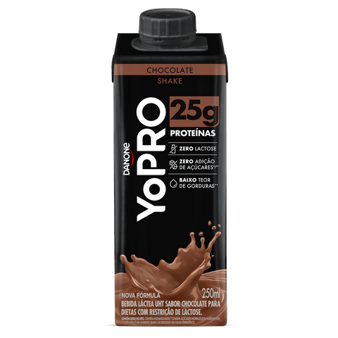 BEBIDA LACTEA DANONE YOPRO 25g CHOCOLATE  250ml