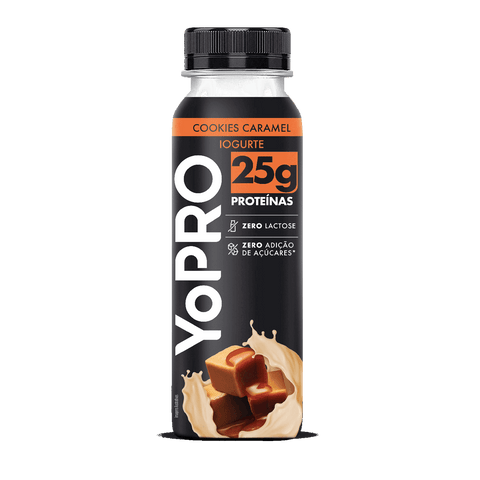 IOGURTE DANONE YOPRO 25g COOKIES CARAMEL 250ml