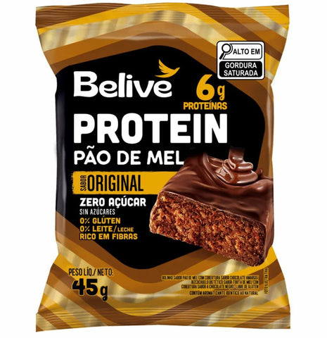 PAO DE MEL BELIVE ZERO 45G