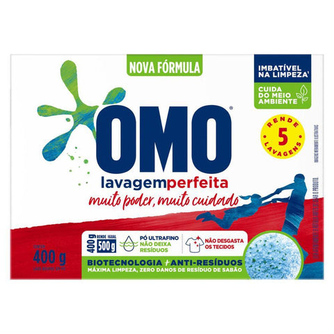 LAVA ROUPAS PO OMO LAV PERFEITA 400g