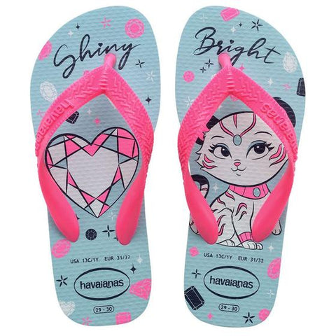 HAVAIANAS KIDS TOP PETS AZUL WATER 27/28