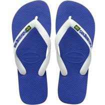 HAVAIANAS BRASIL LOGO AZUL NAVAL 39/40