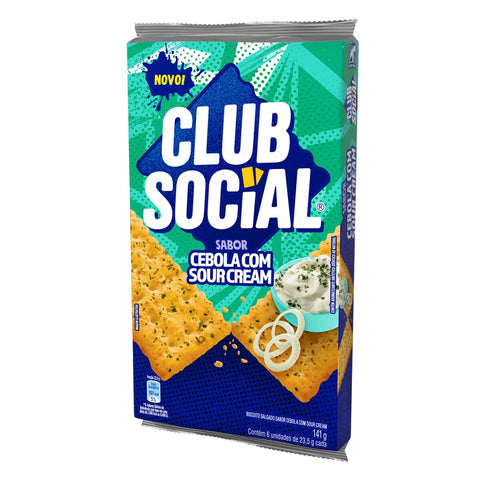 BISCOITO CLUB SOCIAL CEBOLA COM SOUR CREAM 141g