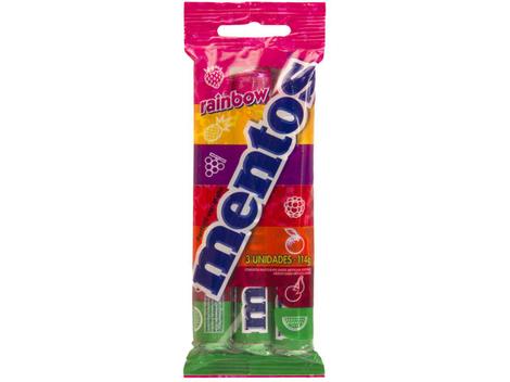 BALA MENTOS C/3 114G RAINBOW